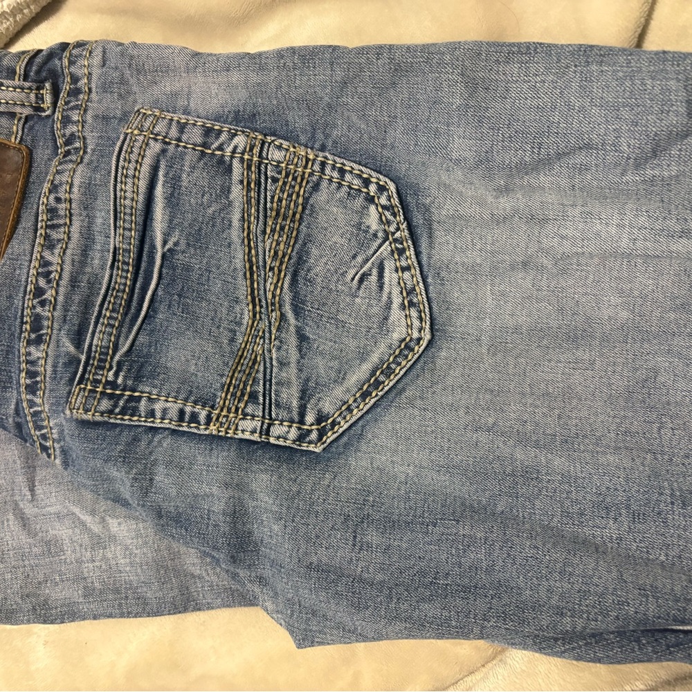 Men's Bootcut Jeans in Light Blue
